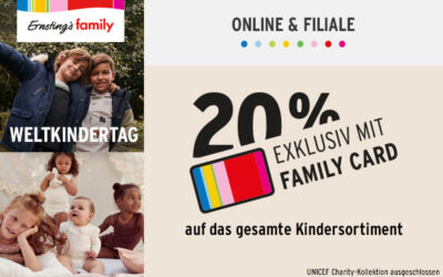 Ernstings Family Weltkindertag